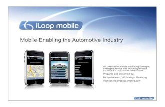 Webinar deck: Mobile marketing for Automotive