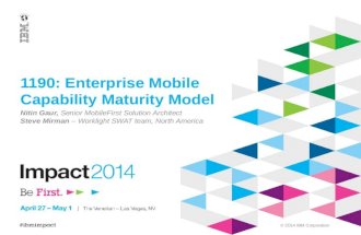 Enterprise Mobile Capability Maturity Model - Designing for a robust Digital Strategy