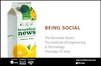 Being Social, TARGETjobs Breakfast News, 27 June 2013