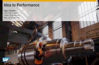 Manufacturing 4.0 : IDEA to PERFORMANCE