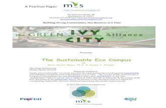 The Green Ivy City Alliance, A National Model for Urban Economic Development