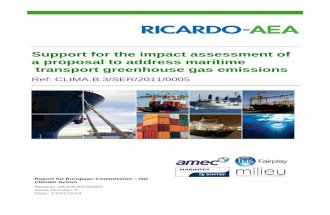 Policy options to reduce GHGs from international shipping