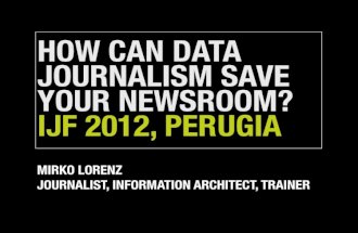 Can data journalism save your newsroom?