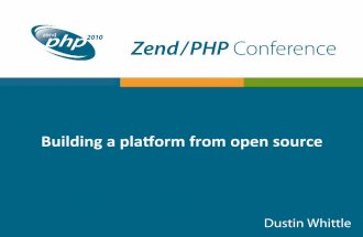 Building a platform from open source