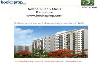 Flat At Sobha Silicon Oasis, Electronic City Cal 8880555444