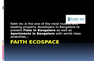 Faith Inc - Apartments in Bangalore, Budget homes in Bangalore, Flats in Bangalore