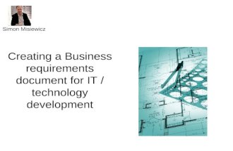 Business user requirements for it development