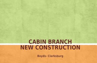 Cabin Branch New Construction in Boyds - Clarksburg Maryland