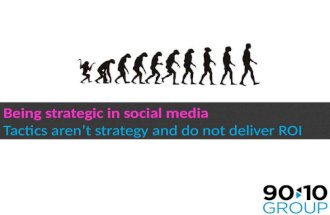 7 Steps to Social Media ROI - Strategy not tactics