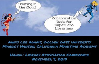 Soaring in the Cloud: Collaboration Tools for Superhero Librarians