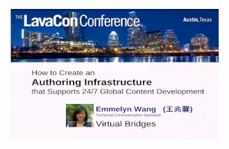 How to Create an Authoring Infrastructure that Supports 24/7 Global Content Development