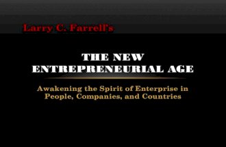 The new entrepreneurial age
