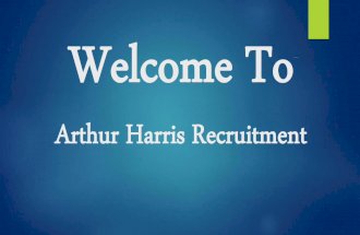 Welcome to Arthur Harris recruitment
