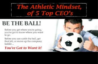 5 top CEOs that have The Athletic Mindset