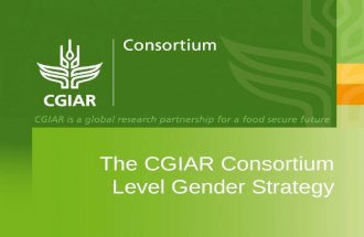 Consortium level gender strategy 2