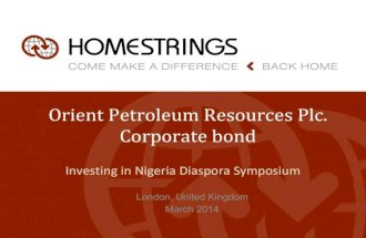 Orient petroleum resources: a Homestrings investment opportunity