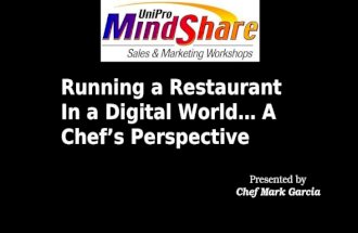 Running a Restaurant in the Digital World