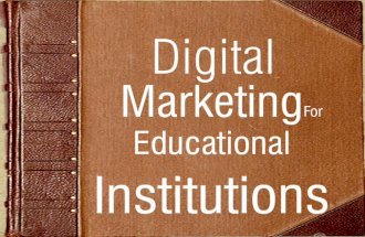 Digital Marketing for Educational Institutes