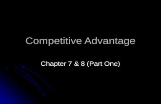 Competitive advantage2