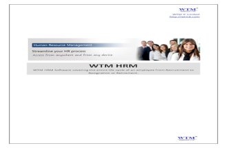 WTM HRM(Human Resource Management) Software