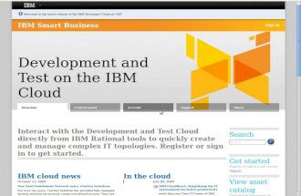 IBM Development and Test Cloud