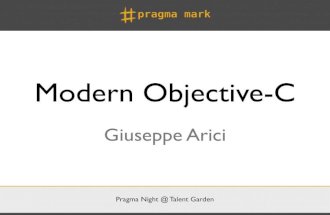 Modern Objective-C @ Pragma Night