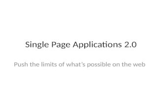 Single Page Applications with AngularJS 2.0