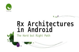 RxJava Architectures on Android #8 Android LiveCode