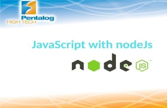 Scalable network applications, event-driven - Node JS
