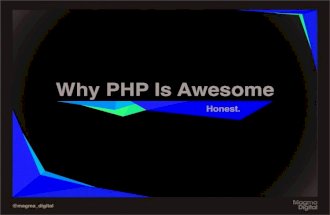 Why is PHP Awesome