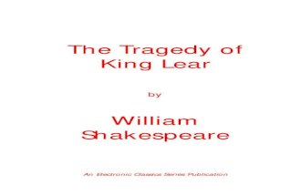 Shakespeare - King lear play