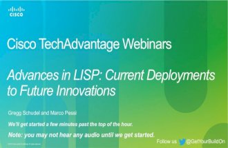 Advances in LISP: Current Deployments to Future Innovations TechAdvantage Webinar