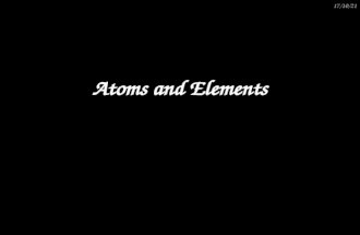8 e atoms and elements