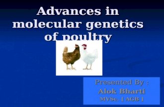Advances Of Molecular Genetics Of Poultry