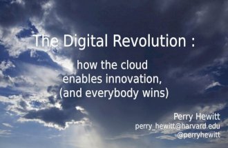 How the digital revolution is cloud powered