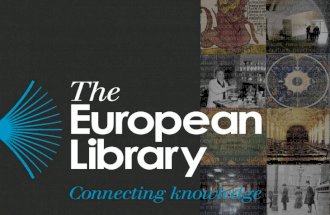 Strategic overview, Alastair Dunning, Programme Manager at The European Library