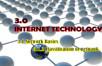 3.1.2 classification of network