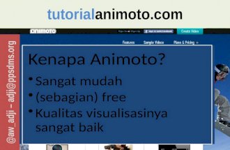 Animoto tutorial  by adji