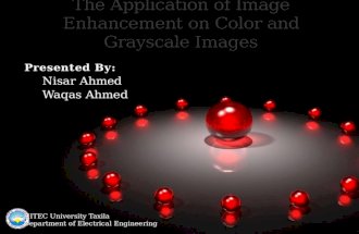 The application of image enhancement in color and grayscale images