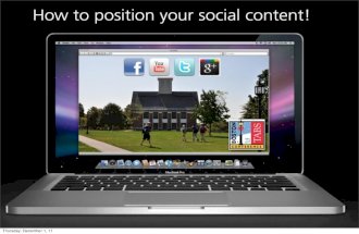 How to Position Your Social Content