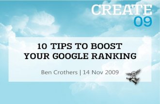 10 tips to boost your Google ranking