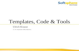 Templates, Code & Tools