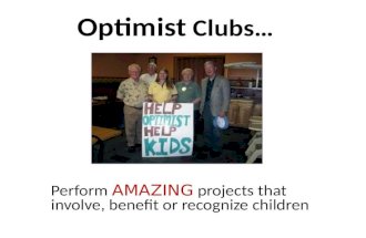 Start an Optimist Club Today