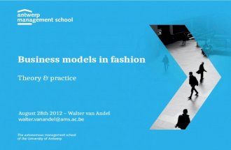 Business models - fashion industry