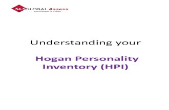 Hogan Personality Inventory (HPI) Report