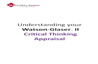 Watson Glaser Development Report