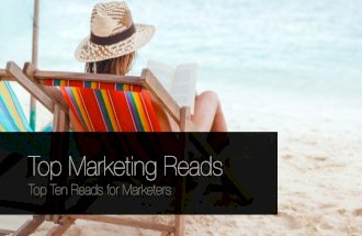 Top 10 Summer Reads for Marketers
