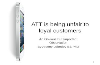 ATT is Unfairly Treating Loyal iPhone Customers
