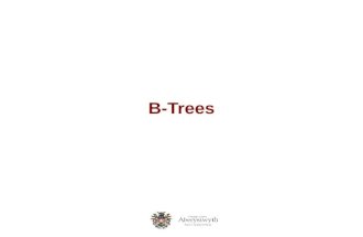 08 B Trees