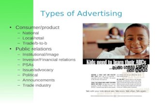 Advertising for Public Relations
